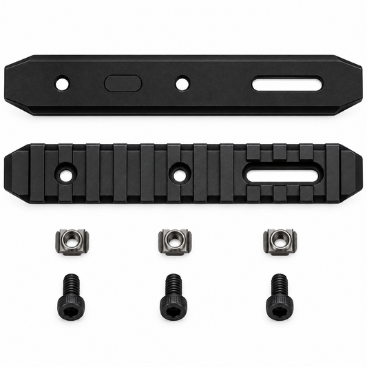 CNC M-LOK Rail - 68-128mm Black