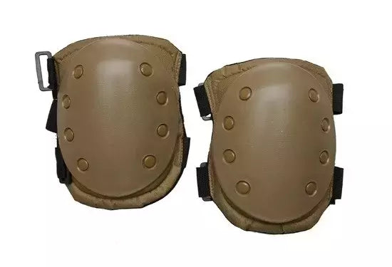 Set knie beschermers Tan
