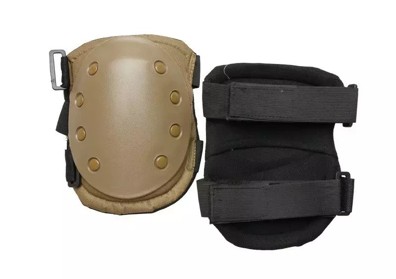 Set knie beschermers Tan