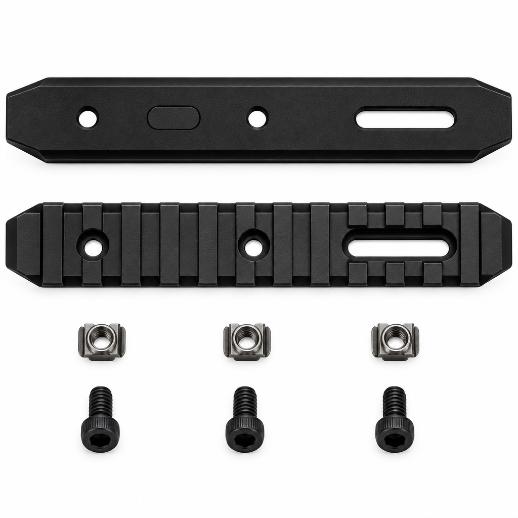 CNC M-LOK Rail - 68-128mm Black
