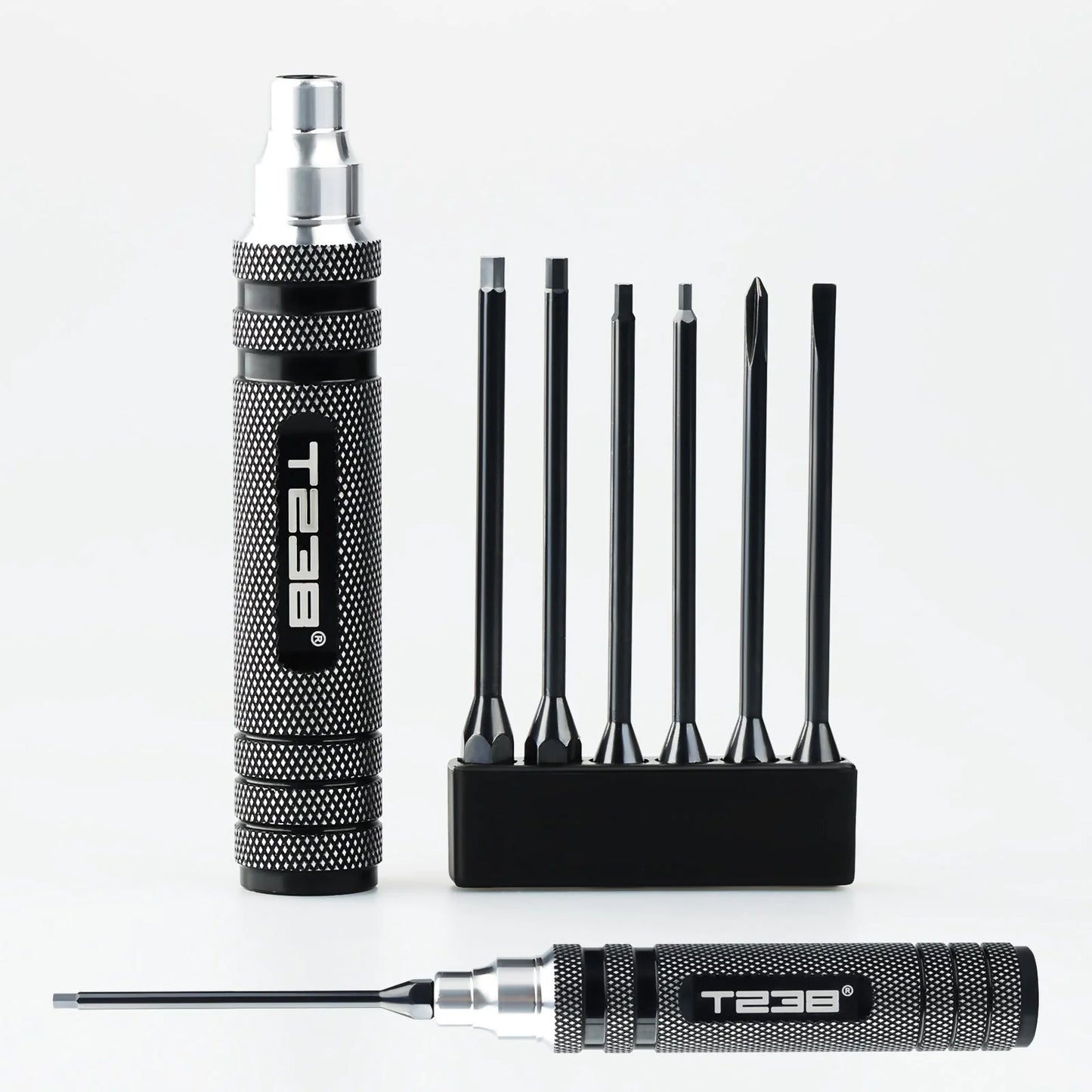 T238 Professional Black Titanium Screwdriver Set - 6-Piece - Professional Grade
